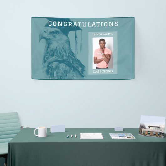 Unieke foto toevoegen Afstuderen Party Banner (Beurs)