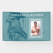 Unieke foto toevoegen Afstuderen Party Banner (Horizontaal)