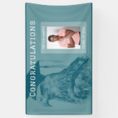 Unieke foto toevoegen Afstuderen Party Banner (Verticaal)