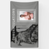 Unieke foto toevoegen Afstuderen Party Banner (Verticaal)