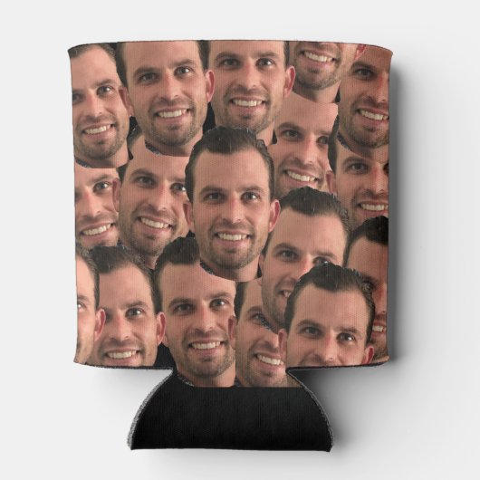 Unieke foto van aangepast gezichtsveld-Afbeelding Blikjeskoeler (Achterkant)