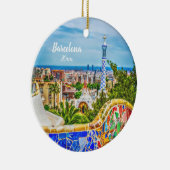 Unieke foto van Barcelona Modern Art Keramisch Ornament (Rechts)