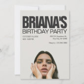 Unieke foto verjaardag kaart (Voorkant)