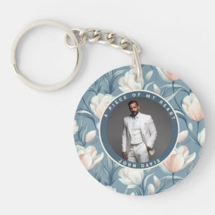 Unieke fotocadeau Tulp Bloemstuk Sleutelhanger