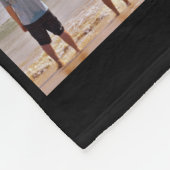Unieke fotocollage gepersonaliseerd fleece deken (Hoek)