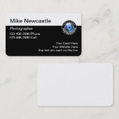 Unieke fotograaf visitekaartje (Voorkant / Achterkant)