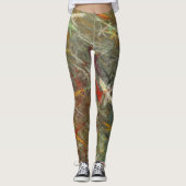 Unieke Fractal Artwork Leggings (Voorkant)