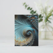 Unieke fractal - zonder titel briefkaart (Staand voorkant)
