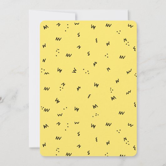 Unieke Fun New Years Eve Party Uitnodiging (Achterkant)