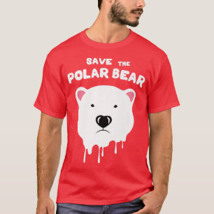 Unieke Funny Save the polar beer climate change aw T-shirt