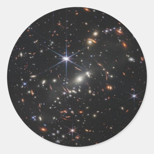 Unieke Galactische burger sticker (Voorkant)