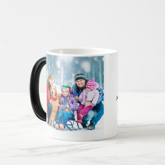 Unieke gave | met heet water vullen om afbeelding magische mok (Voorkant links)