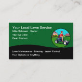 Unieke gazon service Visitekaartjes Afsprakenkaartje (Voorkant)