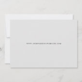 Unieke gebogen fotokaart Sla de datum op - Zwart Kaart (Achterkant)