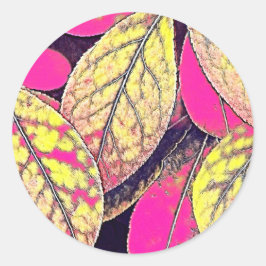 Unieke gefilterde foto ronde sticker