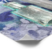 Unieke  geïnspireerde printflessen & textuur poster (Hoek)