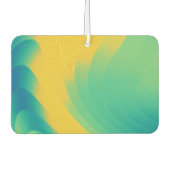 Unieke gele abstracte ontwerp luchtverfrisser (Voorkant)