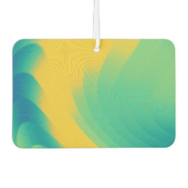 Unieke gele abstracte ontwerp luchtverfrisser