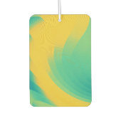 Unieke gele abstracte ontwerp luchtverfrisser (Voorkant)