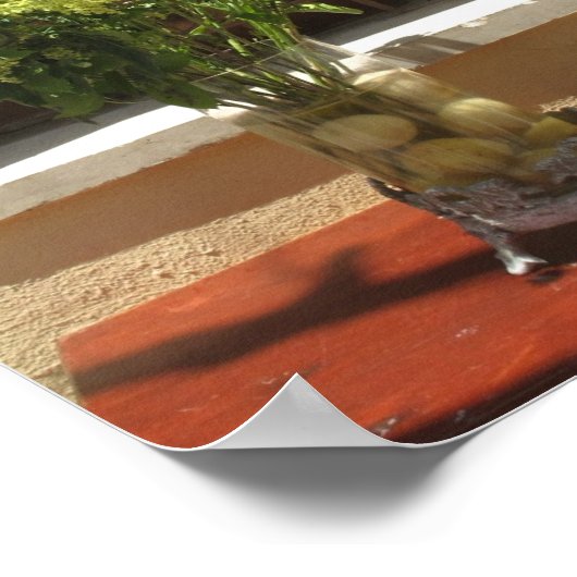 Unieke Gele bloem en citroenbloem Poster (Hoek)