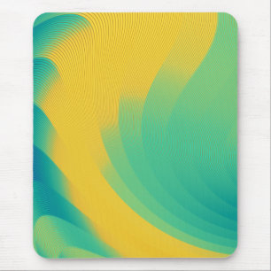 Unieke Gele Mousepad met Abstract Design Muismat