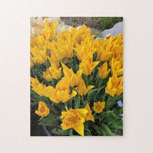 Unieke Gele Tulpen Legpuzzel (Verticaal)