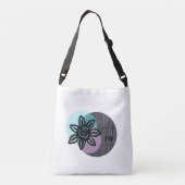 Unieke Geleide Canvas tas van de Floral van Polyes (Achterkant)