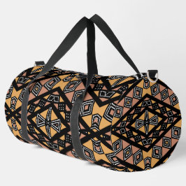 Unieke geometrische Bogolan print Plunjezak