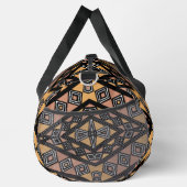 Unieke geometrische Bogolan print Plunjezak (Rechts)