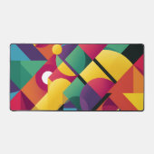 Unieke geometrische vormen Abstract Bureaumat (Voorkant)