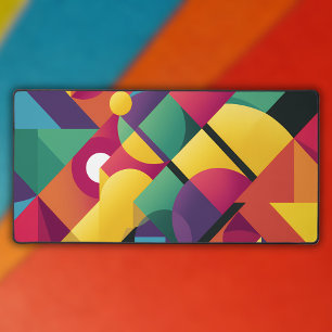 Unieke geometrische vormen Abstract Bureaumat