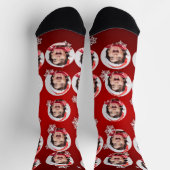 Unieke Gepersonaliseerd foto Sokken met kerstthema (Top)