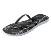 Unieke Gepersonaliseerd naam gepersonaliseerd Teenslippers (Schuin)