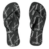 Unieke Gepersonaliseerd naam gepersonaliseerd Teenslippers (Voetbed)