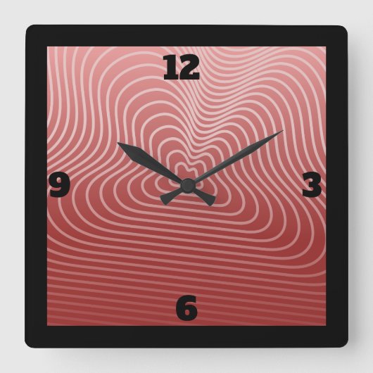 Unieke & gepersonaliseerde aangepaste wandklok Des (Voorkant)