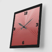 Unieke & gepersonaliseerde aangepaste wandklok Des (Hoek)