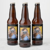 Unieke gepersonaliseerde afstudeerfeest bier etiket (Flessen)