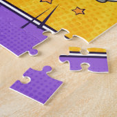 Unieke Gepersonaliseerde boodschap grappige komisc Legpuzzel (Zijkant)