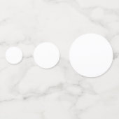 Unieke gepersonaliseerde confetti aangepast ontwer (Achterkanten)