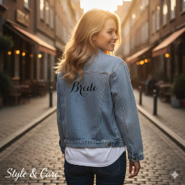 Unieke gepersonaliseerde denimjas voor stijlvolle denim jacket