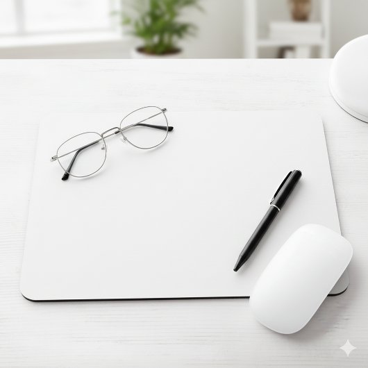 Unieke & gepersonaliseerde eenkleurige muismat