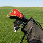 Unieke gepersonaliseerde golfcadeaus golfheadcover (Insitu)