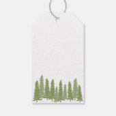 Unieke gepersonaliseerde kamp verjaardag roze dank cadeaulabel (Achterkant)