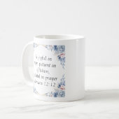 Unieke gepersonaliseerde mok | Aangepaste tekst en (Voorkant links)