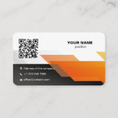 Unieke gepersonaliseerde professional visitekaartje (Achterkant)