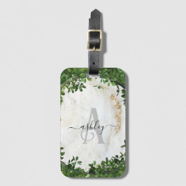 Unieke gepersonaliseerde sleutelhanger met botanis bagagelabel