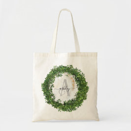 Unieke gepersonaliseerde sleutelhanger met botanis tote bag