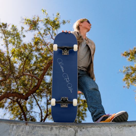 Unieke gepersonaliseerde tekst skateboard cadeau d (Buiten 1)