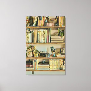 Unieke geschenken voor boekliefhebbers canvas afdruk