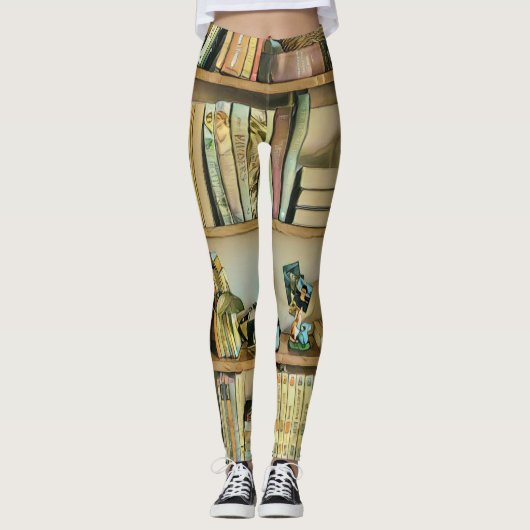 Unieke geschenken voor boekliefhebbers leggings (Voorkant)
